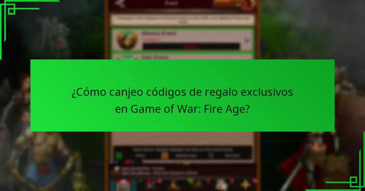 ¿Cómo puedo obtener códigos de regalo exclusivos para Game of War: Fire Age?